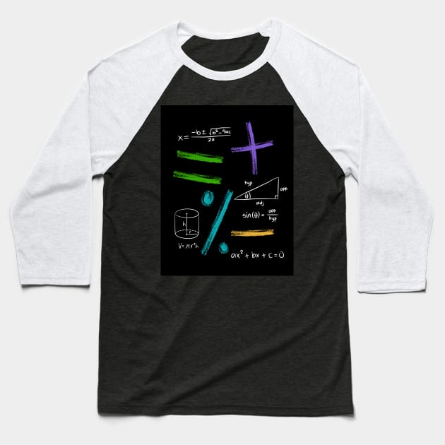 Maths T-shirt design Baseball T-Shirt by Metro Boomin